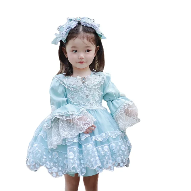Robe de demoiselle d'honneur espagnole pour fille style lolita robe de fête pour enfants mariage anniversaire 