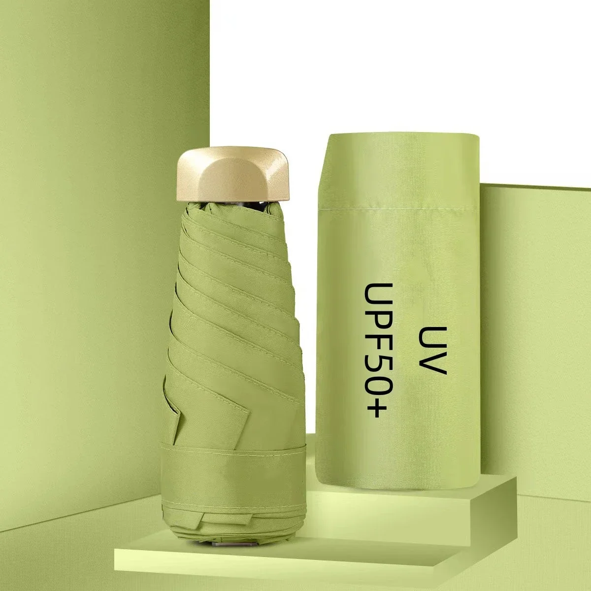 Parapluie portable UV compact Protection UPF50 Design élégant Matériel