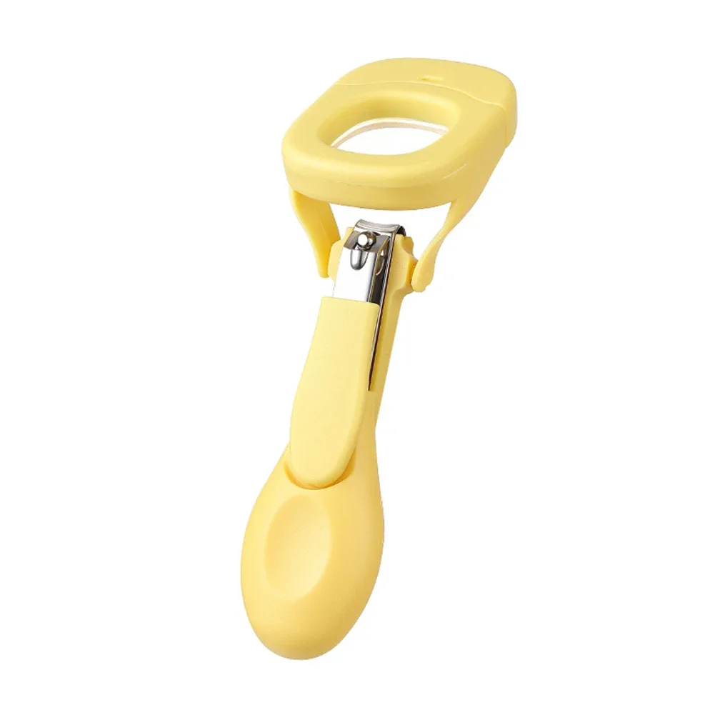 Coupeongles bébé ergonomique LED lumière jaune soin ongles安全 pratique