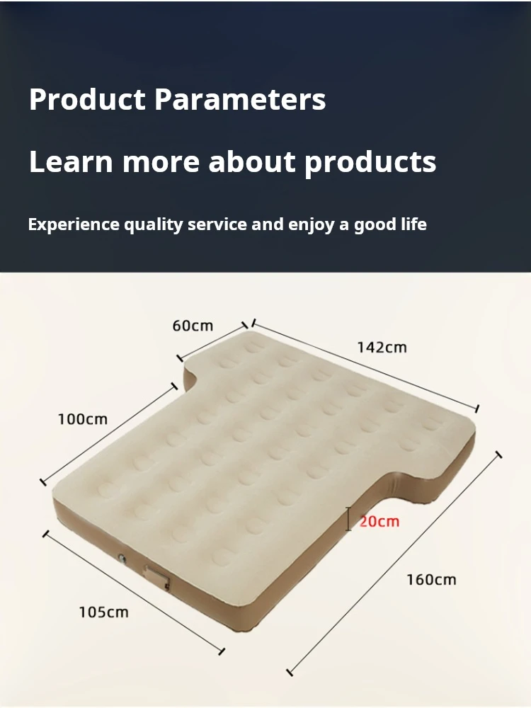 Matelas gonflable automatique voiture bébé matelas d'air universel SUV