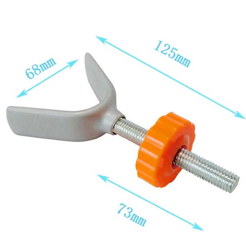 Barre de porte robuste sécurité Yformée acier vis plastique orange bébé enfant maison