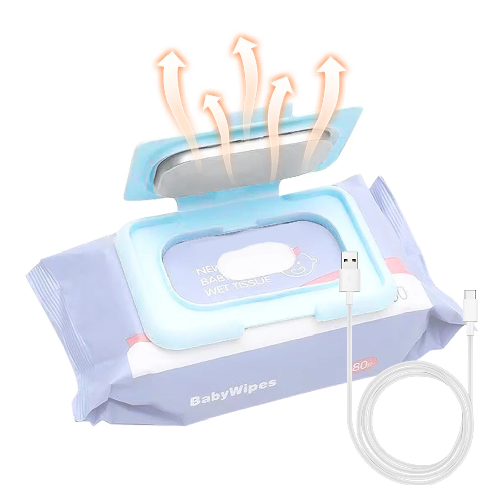 Chauffelingettes portable USB pour bébé lingettes chaudes design moderne confort cutané usage voyage originale
