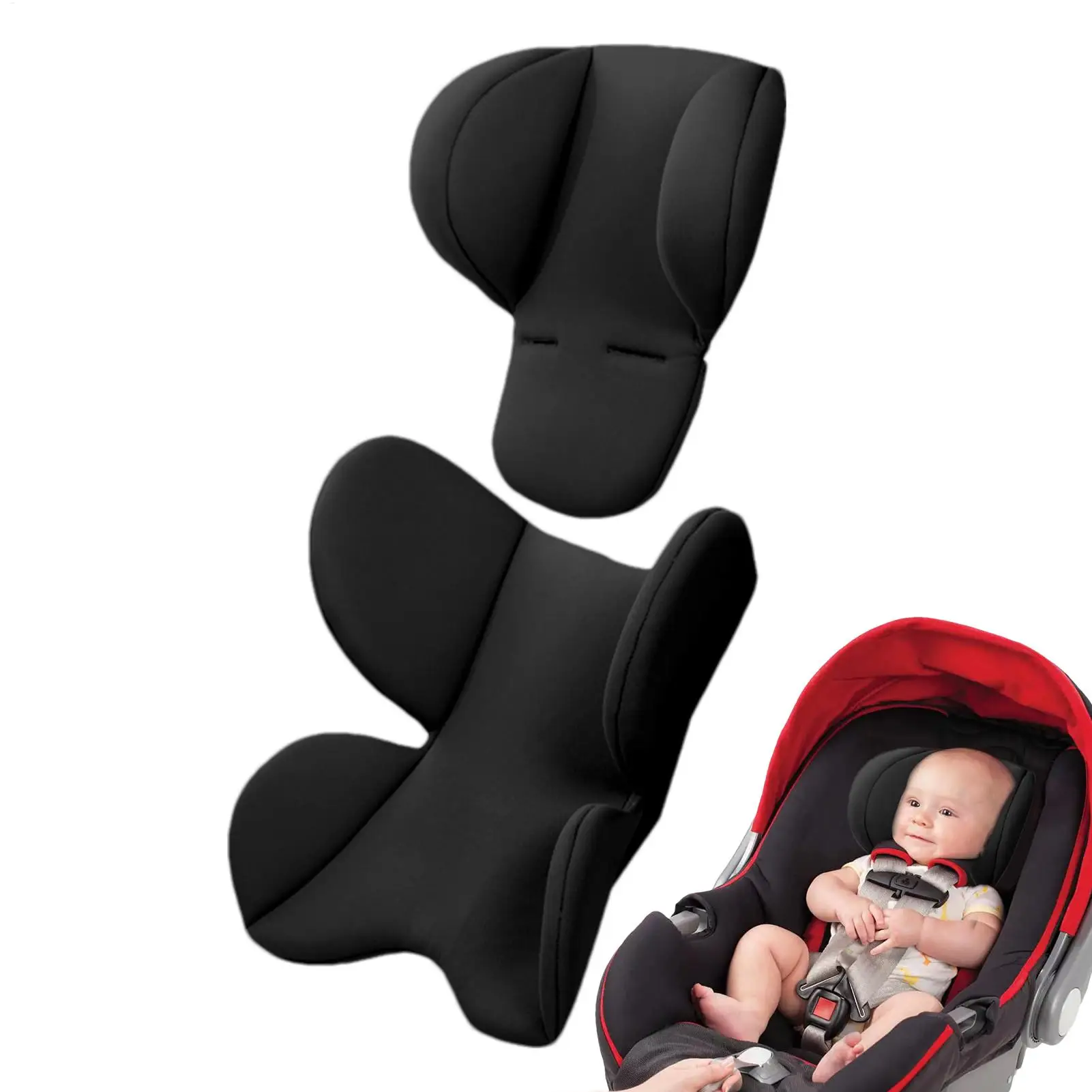 Coussin de siège de poussette universel bébé matelas confortable voiture poussette accessoire bébé 12 ans doux