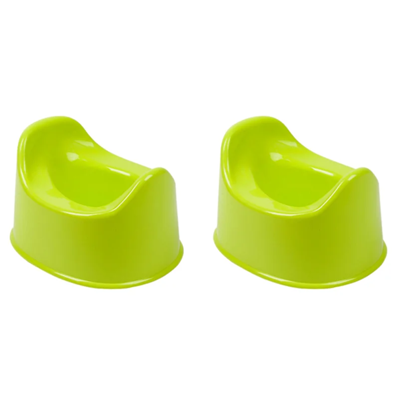 Potty d'apprentissage bébé portable couleur verte matériau antidérapant potty formation propreté enfant pot to