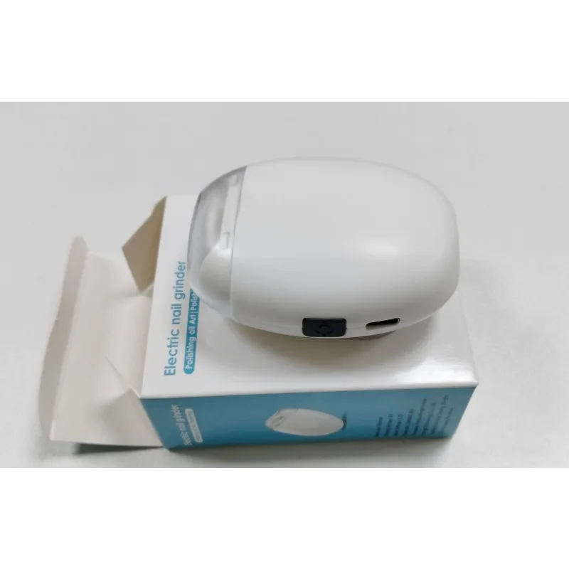 Coupeongles électrique LED pour bébé et adulte broyeur à ongles portable design moderne manucure pratique soin
