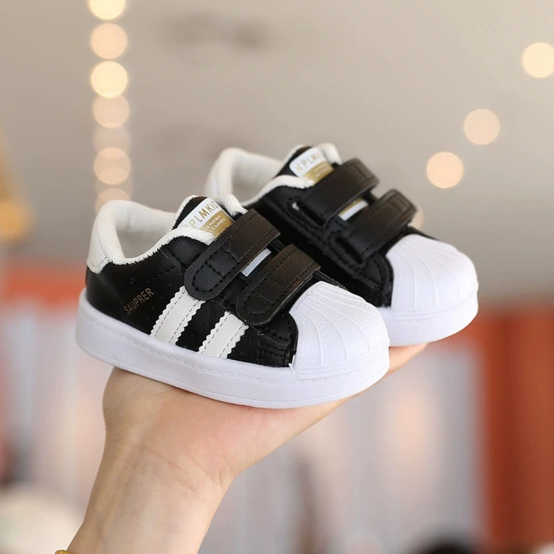 Baskets bébé première marche antidérapant espadrilles respirantes blanc garçons filles 13 ans confortable en p