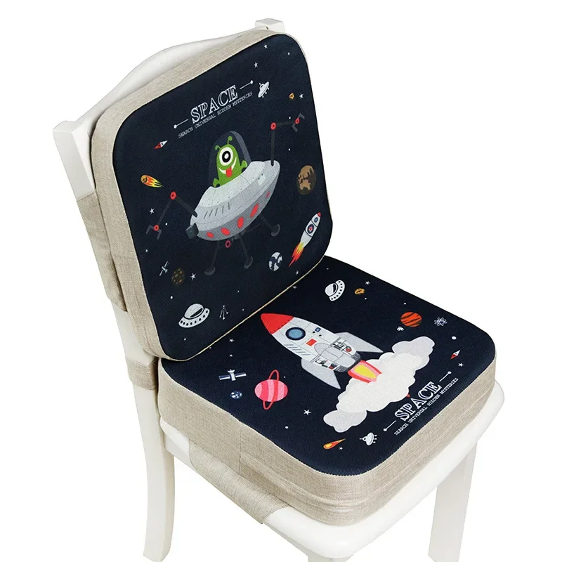 Coussin de chaise pour bébé antidérapant imperméable réglable design espace set de 5 adapté salle à manger cha
