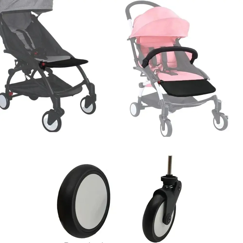 Roues avant et arrière en caoutchouc universelles pour Babyzen Yoyo Yoya Yu Yu accessoires poussette bébé haut