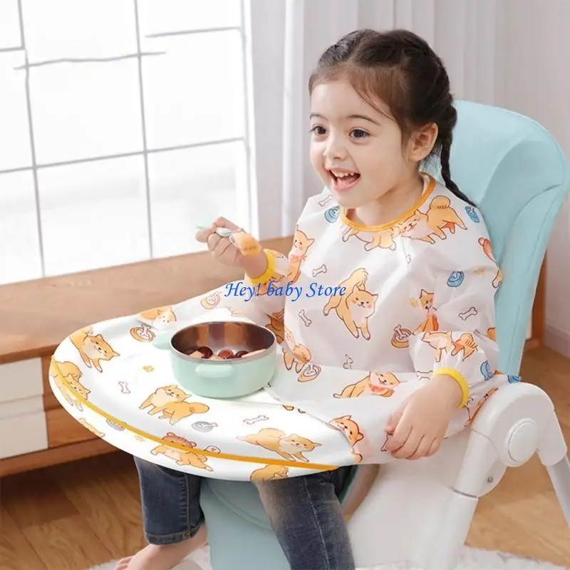 Bavoir bébé en polyester mode fille 13 ans design animé sécurité alimentation usage quotidien lavable durable