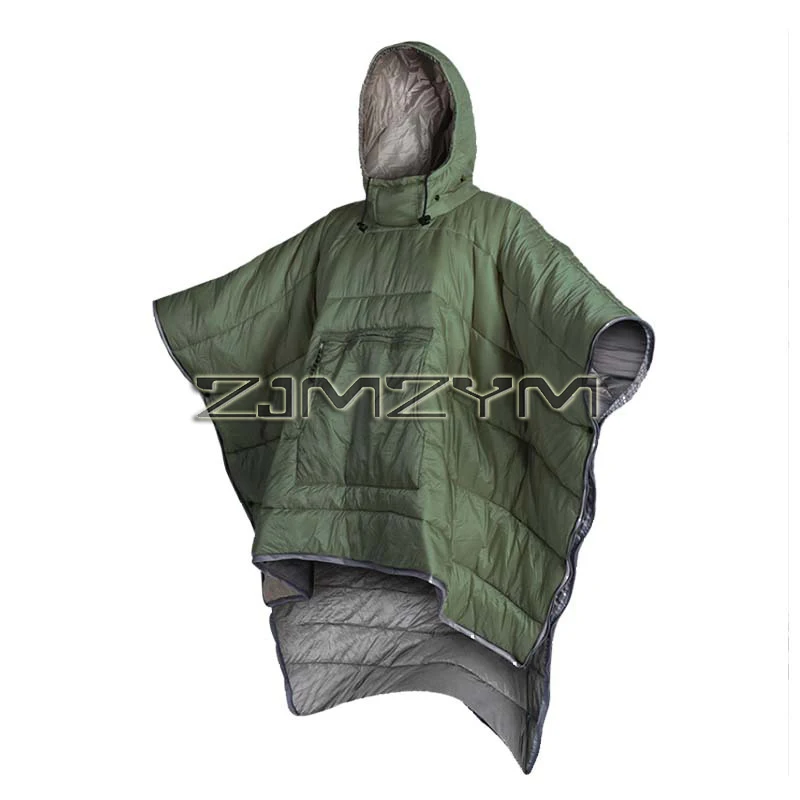 Poncho extérieur pour bébé sac de couchage portable hiver camping randonnée outdoor confort bébé doux isolant 