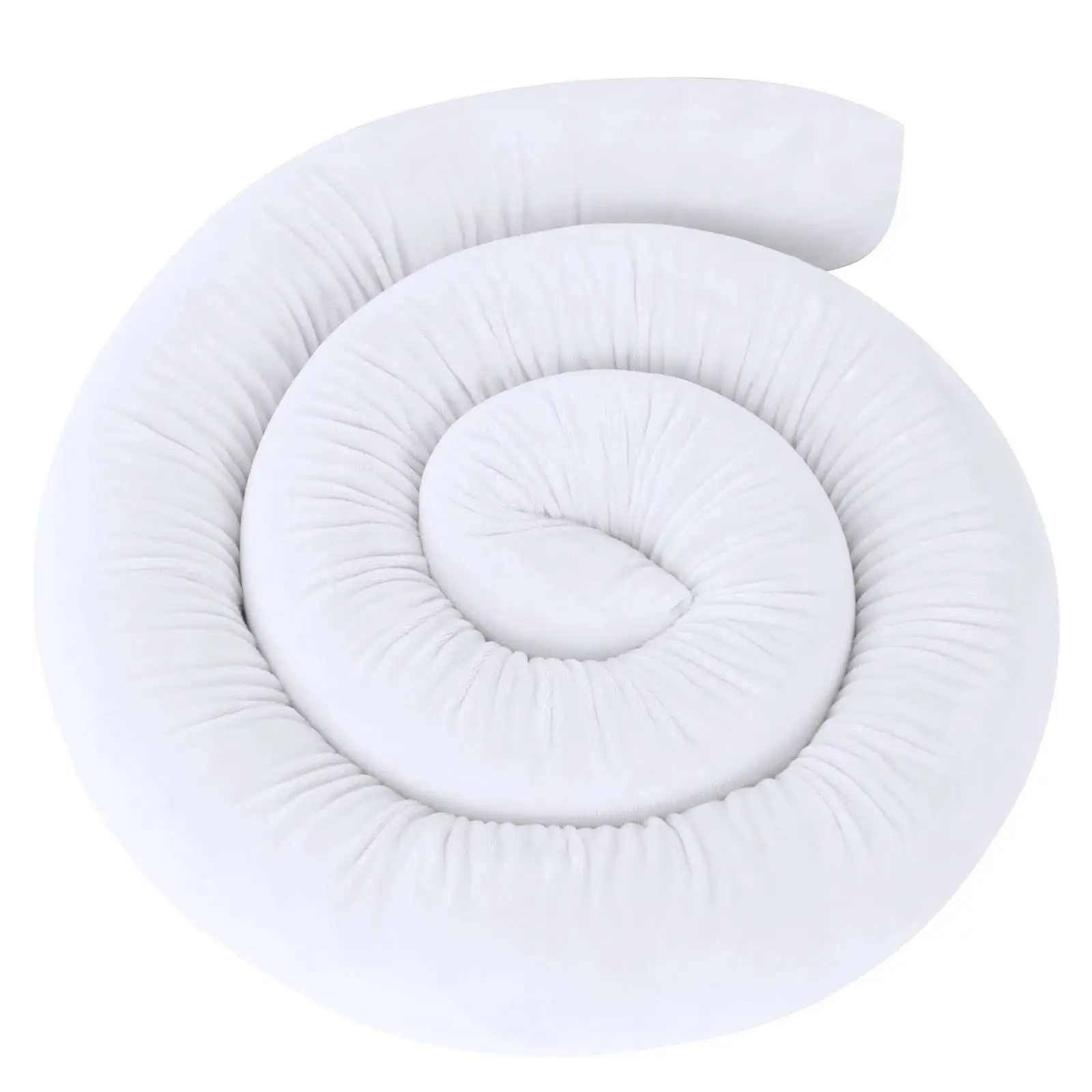 Coussin enroulé bébé confort neck support 2540cm spiral design soft polyester cushion baby safety sleep comfor