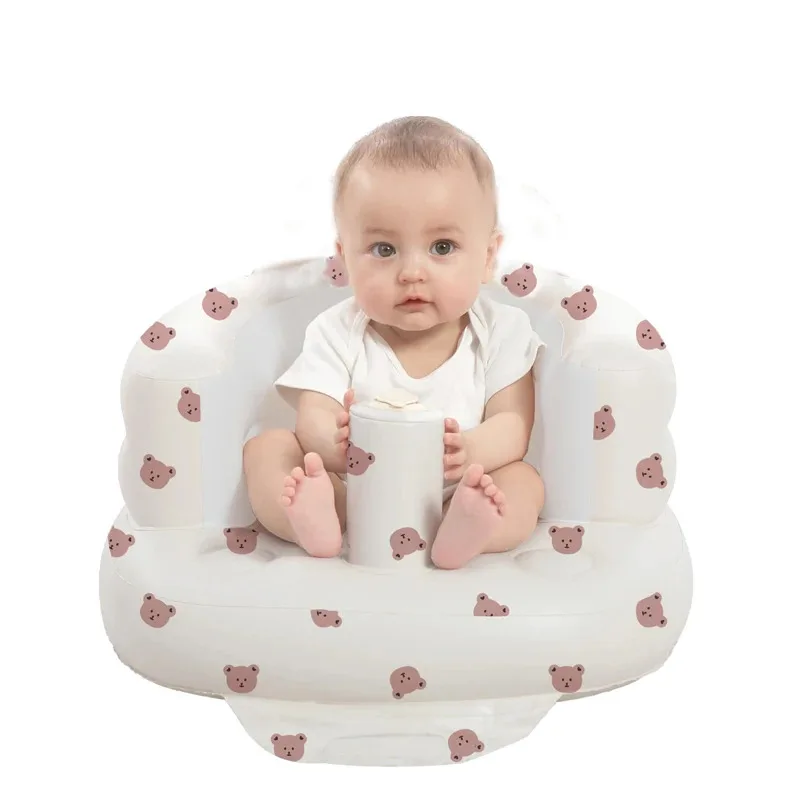 Siège gonflable bébé 336 mois canapé d'apprentissage à pompe intégrée confortable et sécuritaire pour alimenta