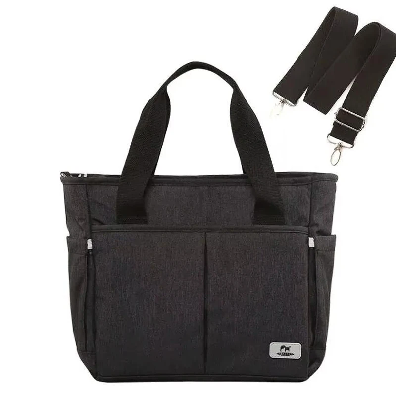 Sac à couches multiusages pour bébé sac d'allaitement pour poussette sac à main de maternité à fermeture éclai