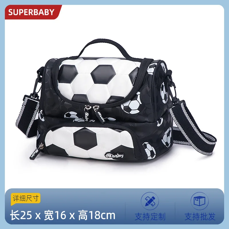 Sac cartable football Superbaby pour enfants sac sport compact design ballon dimensions 25x16x18cm idéal voyag