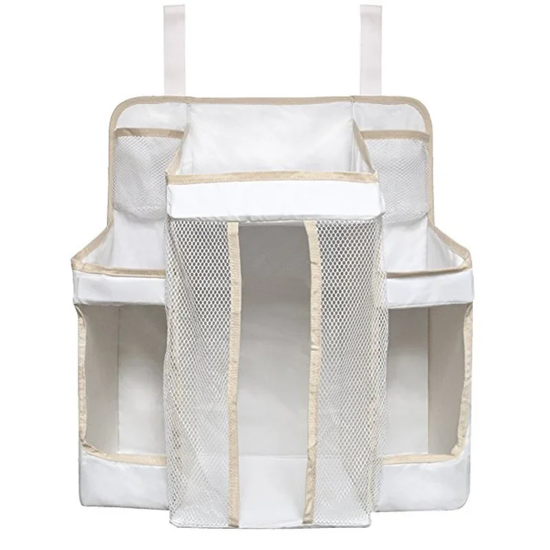 Organisateur de berceau suspendu pour bébé rangement pour couches vêtements jouets literie essentiels bébé sac