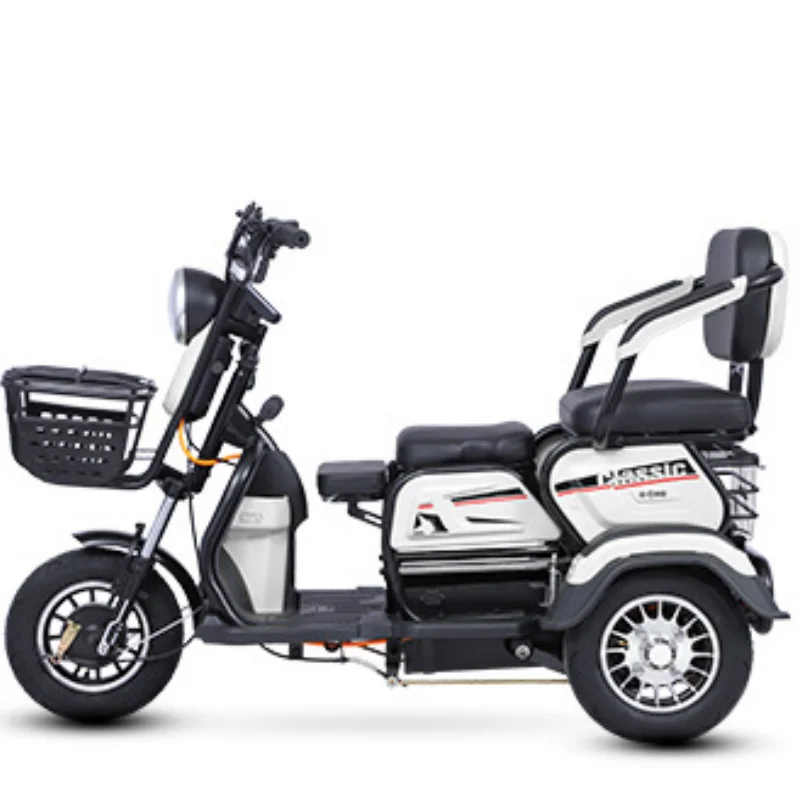 Scooter électrique tricycle 3 roues pour seniors et familles Mobilité sécurisée et confortable avec siège pass