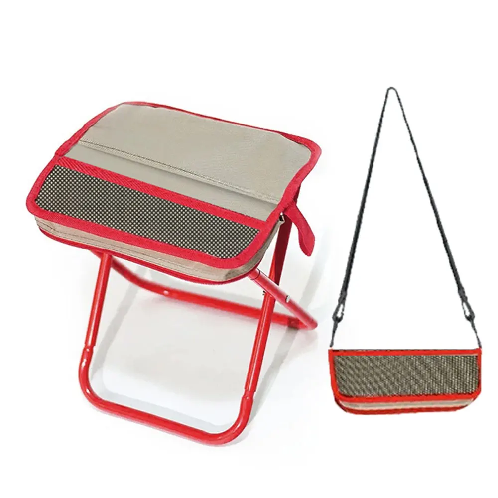 Tabouret pliant portable style sac à bandoulière pour camping randonnée et loisirs plein air bébé sécurité sto