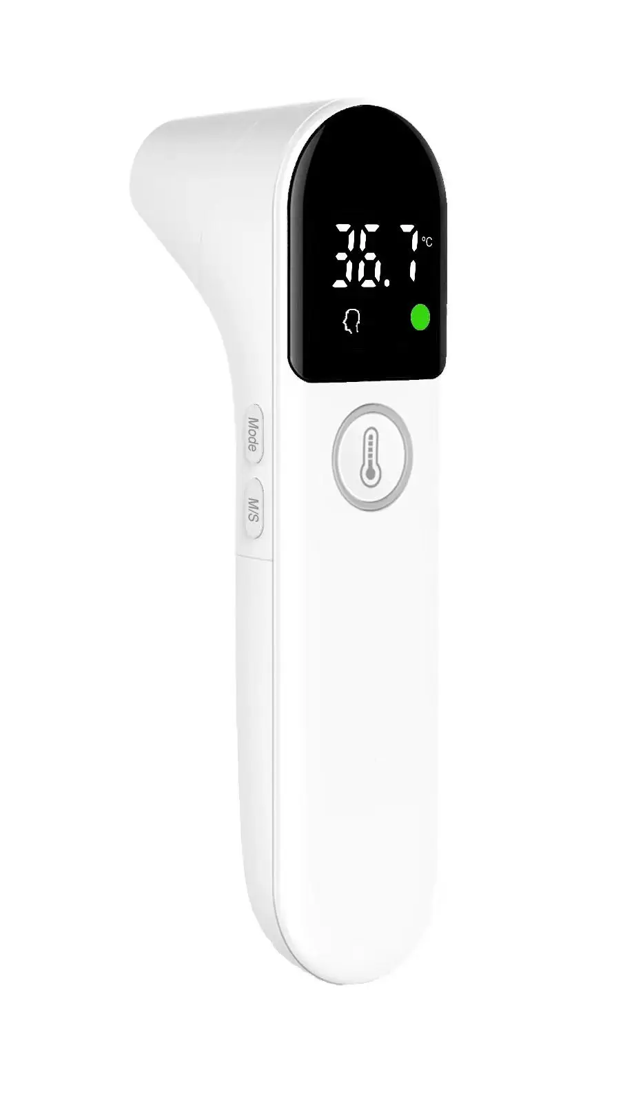 Thermomètre infrarouge sans contact bébé adulte mesurage fièvre front oreille design moderne usage domestique 