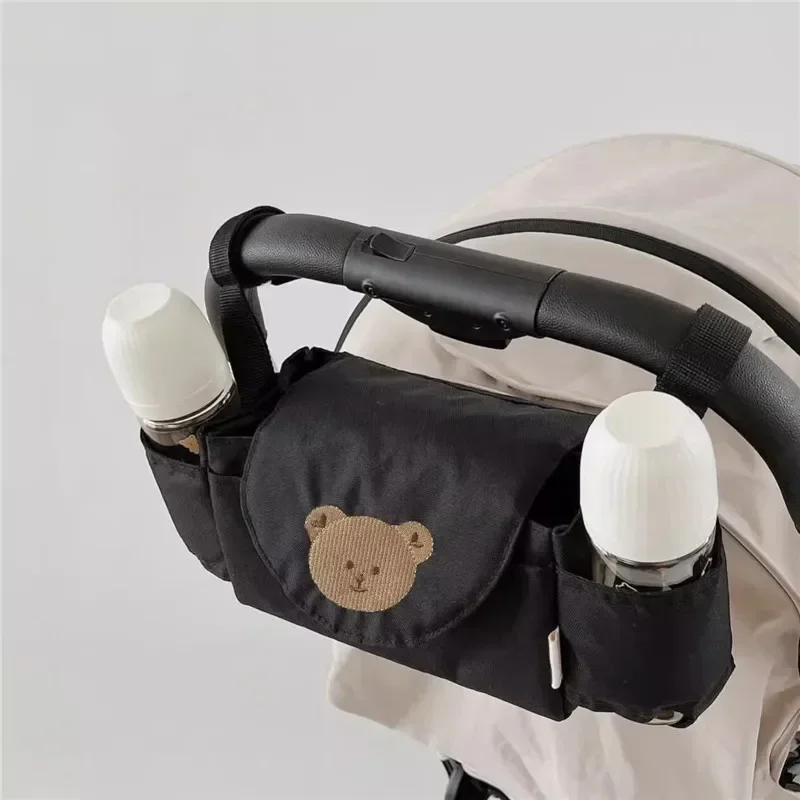 Organisateur sac à couches poussette tissu Oxford portable accessoires bébé rangement bouteilles poches compar