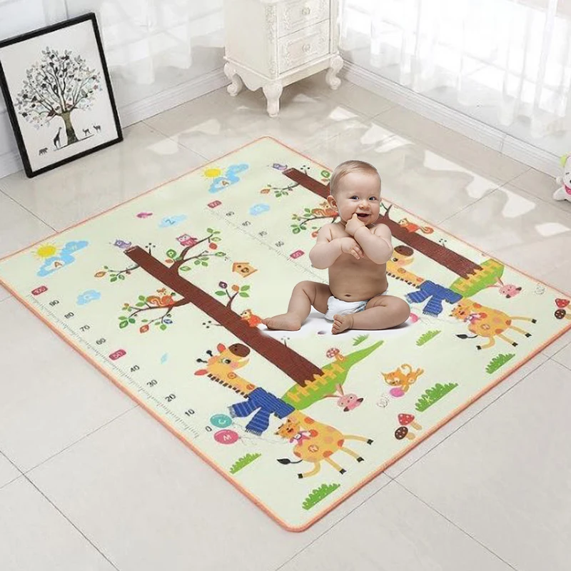 Tapis de jeu bébé 120x90cm EPE matériau sûr épais tapis de ramper salle de sport jouets éducatifs enfants nouv