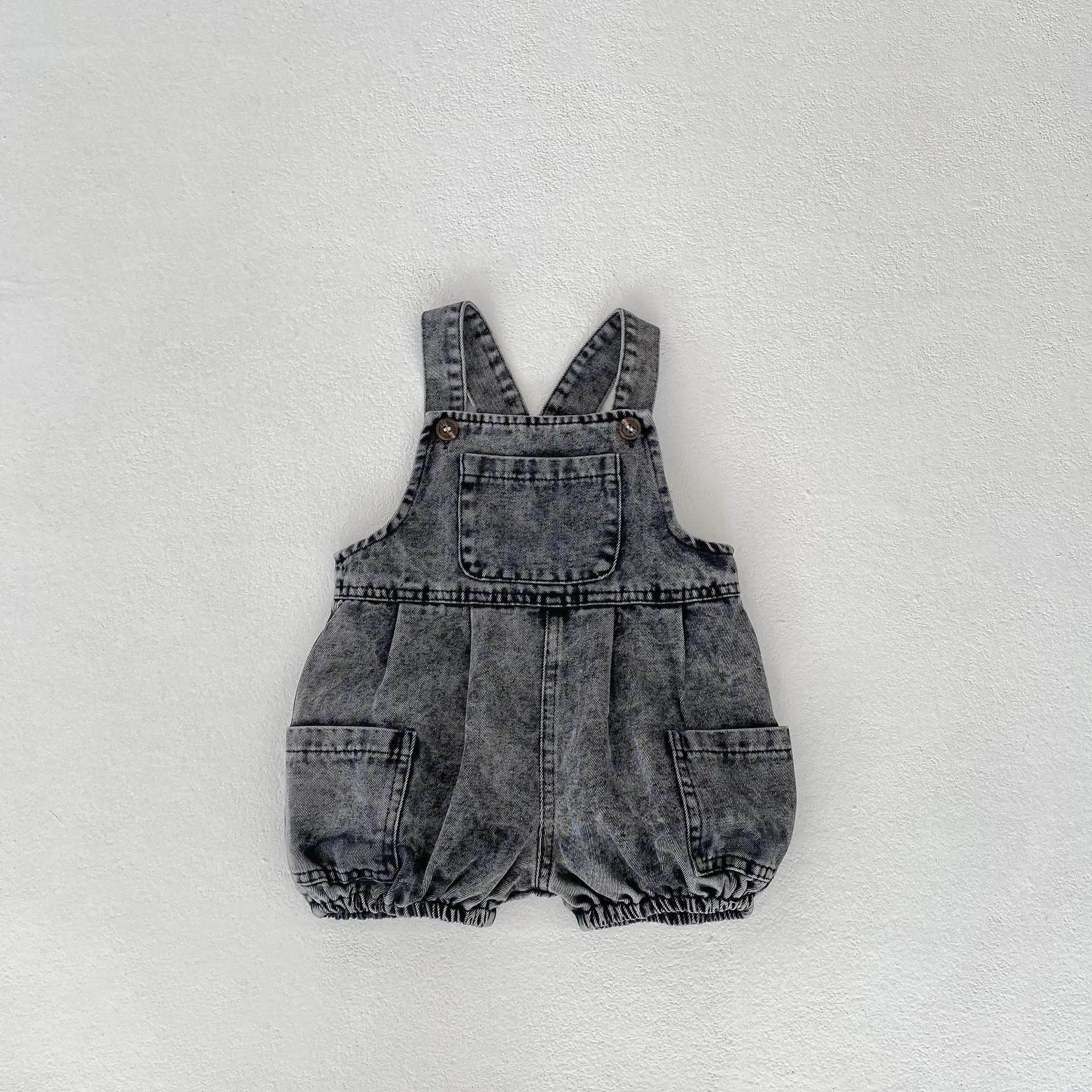 Salopette en denim pour enfants style vintage summer Casual bretelles
