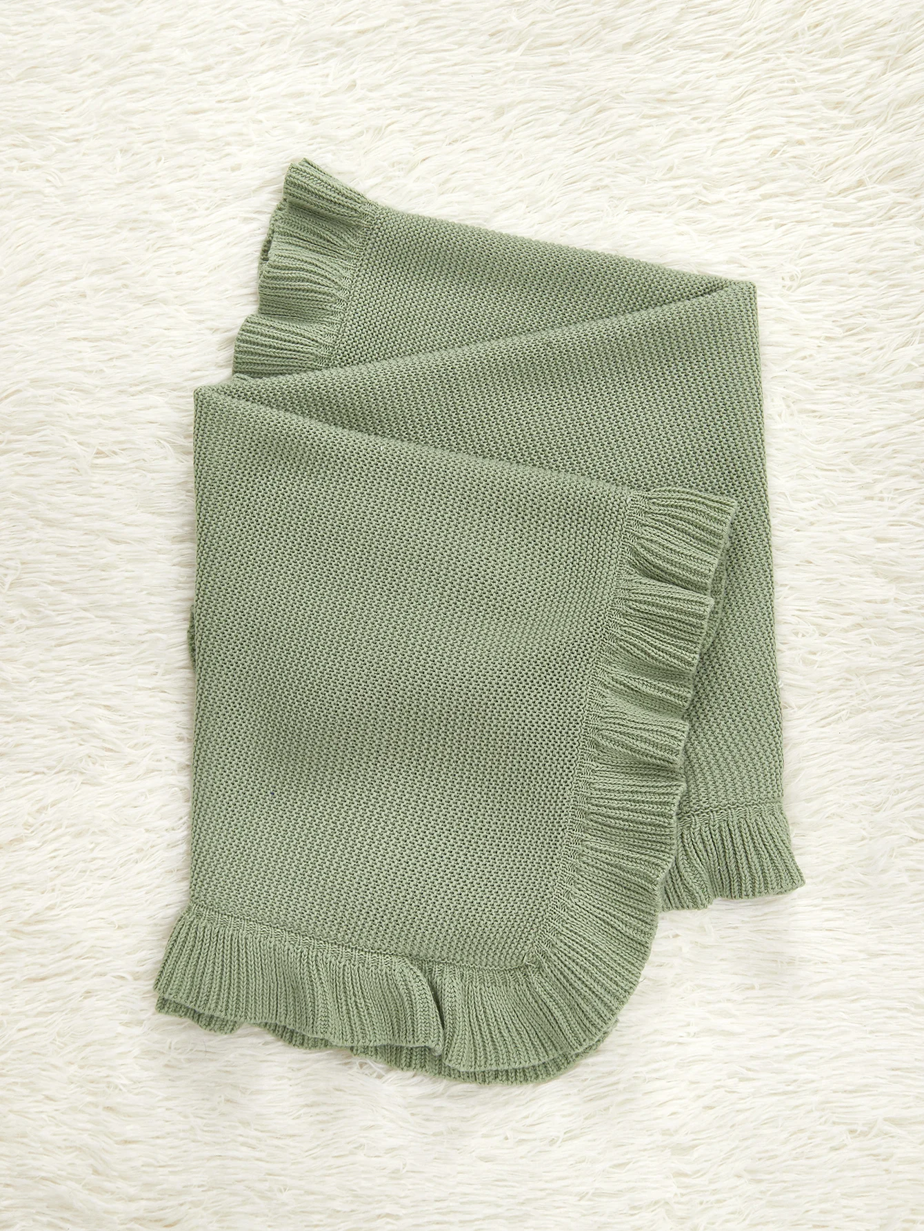 Couverture bébé tricot coton style nordique douce confort literie poussette toutes saisons