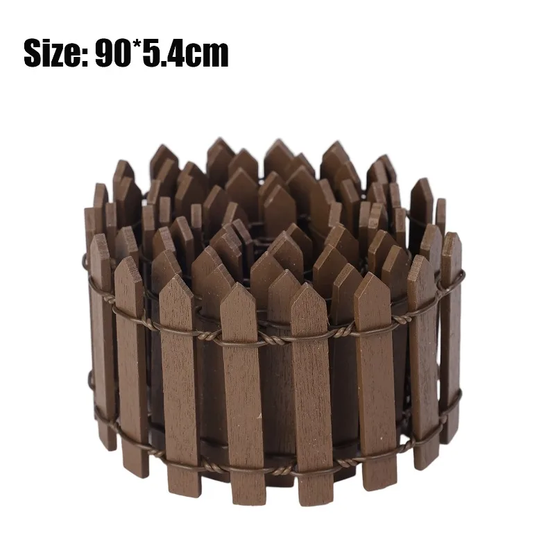 Mini clôture en bois pour jardin barrière en bois de bonsaï bricolage nickel é maison de courses clôtures mini