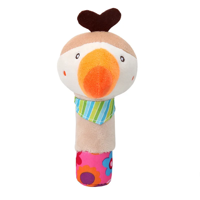 Hochet bébé jouet éveil 024 mois peluche parrot multicolore doux poussette lit suspendu cadeau bébé fille garç