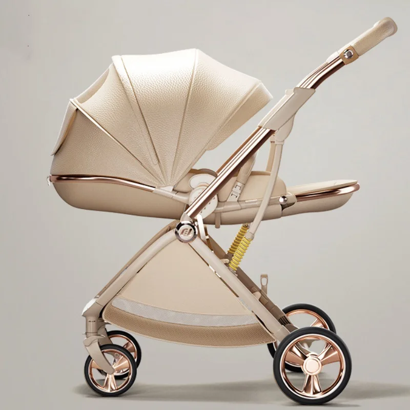 Poussette bébé assise ou inclinable légère et pliable bidirectionnelle origine Chine certification 3C aluminiu