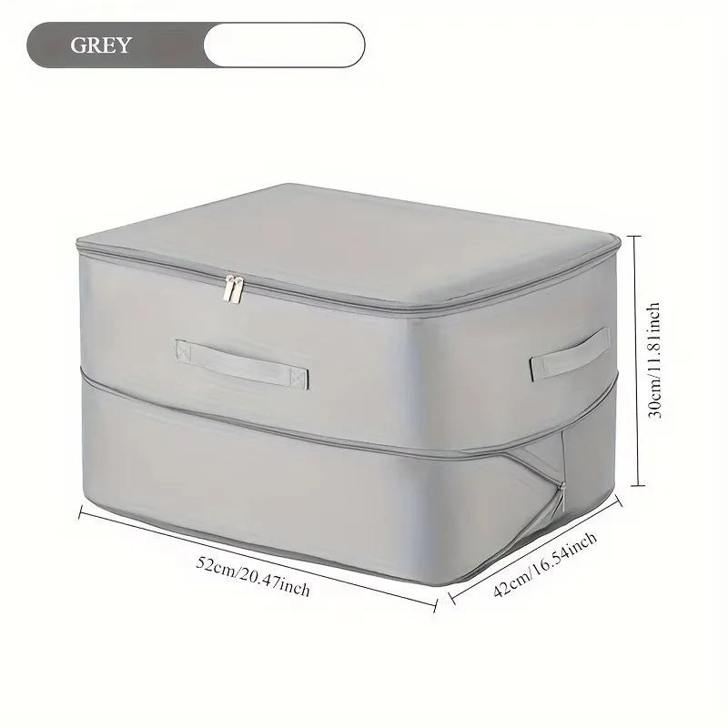 Organisateur de rangement portable en polyester pour vêtements bébé couettes et linge idéal pour la chambre ou