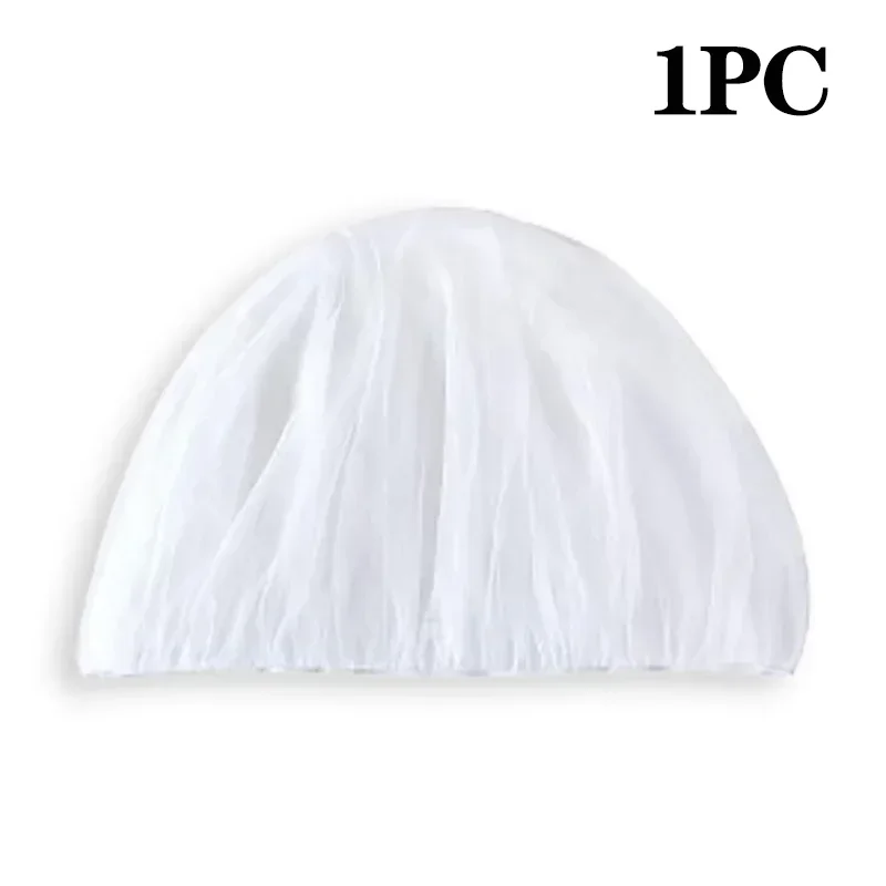 Bonnet en tissu hygiénique pour bébé cuisine salon de beauté blanc