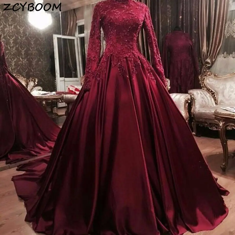 Robe de soirée élégante pour femmes longueur train balayage détails paillettes et dentelle couleur personnalis