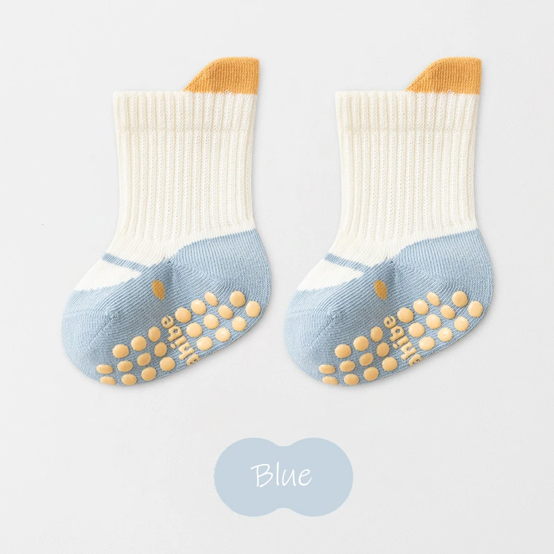 Chaussettes enfants antidérapantes coton multicolores Aikidsay 13 ans printemps style moderne bébé fille garço