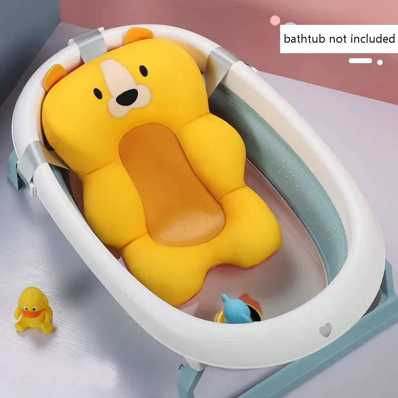 Tapis de bain de sécurité pour bébé coussin de bain portable antidérapant siège flottant pour bébé tapis de su