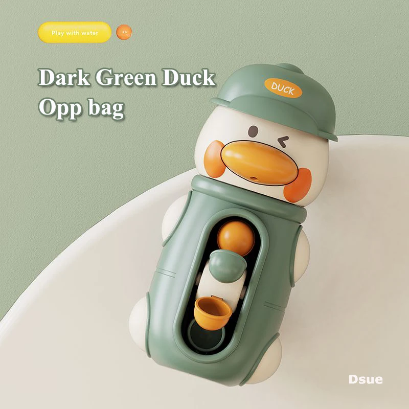 Jouet bain canard interactif en plastique durable pour enfants jeux éducatifs en eau design mignon et sécurita