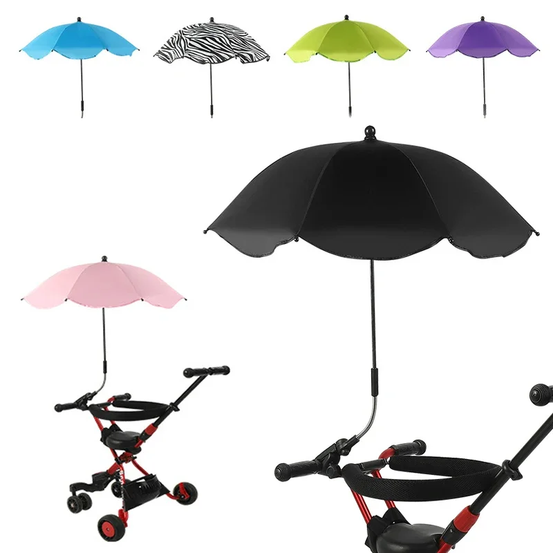 Parasol universel poussette bébé paresoleil ajustable UV accessoire安全 pour promenade extérieure protection sol