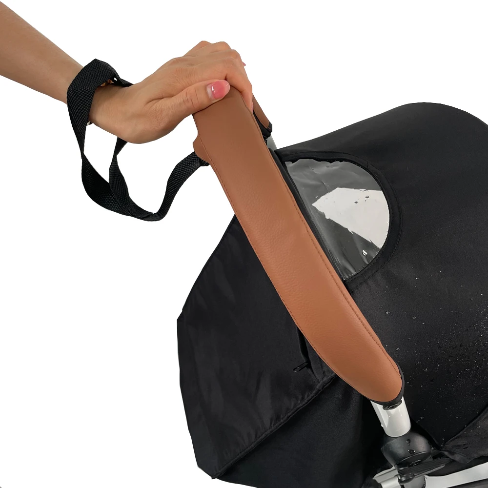 Accessoires poussette Babyzen Yoyo Yoya housse cuir PU accoudoirs barre parechocs poignée main courante sécuri