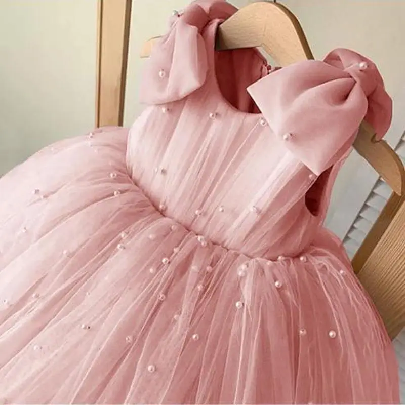 Robe tutu formelle pour filles vêtement de fête d'anniversaire enfants 46 ans style européen et américain coto