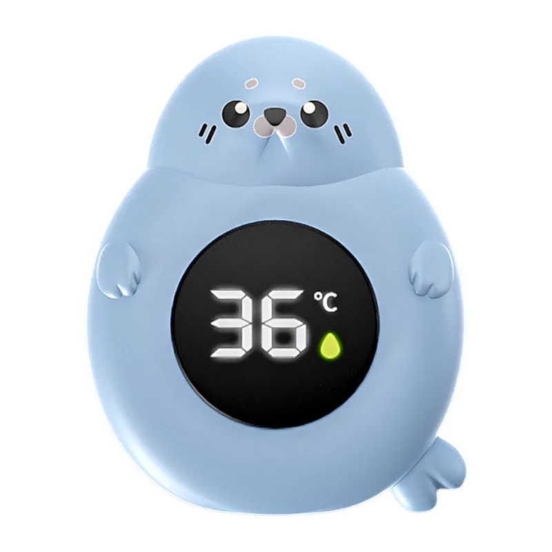 Thermomètre numérique pour bébé design otarie écran digital facile à utiliser pour enfants nouveaunés et jeune