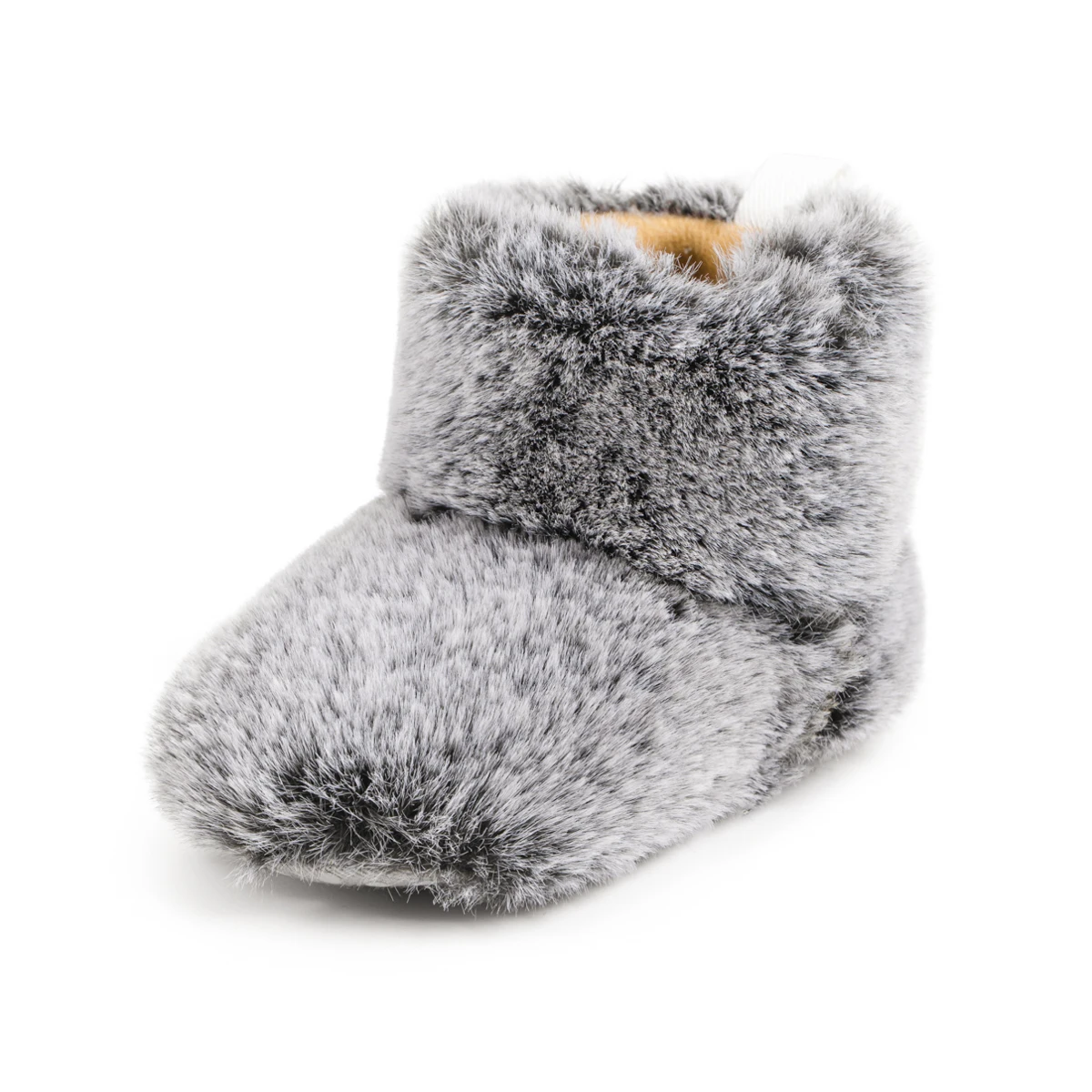 Kidsun bottes d'intérieur pour bébé nouveauné 01 ans garçon fille en faux fourrure hiver chaud sans fermeture 