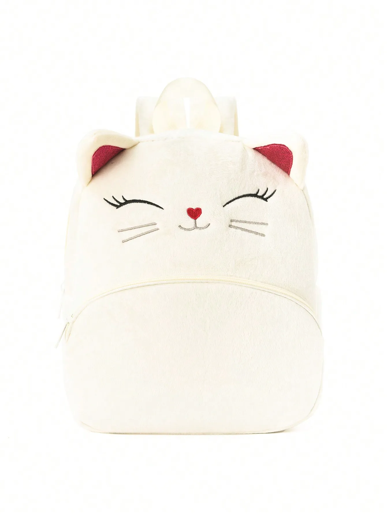 Sac à dos enfant style animal peluche oreilles roses écolière sorties scolaires maternelle accessoire mode lud