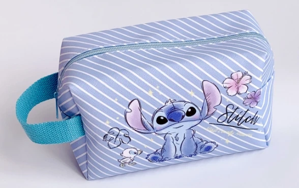 Trousse à maquillage portable Stitch Disney grande capacité design