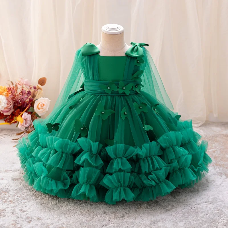 Robe princesse pour filles 15 ans sans manches tulle et satin robe de