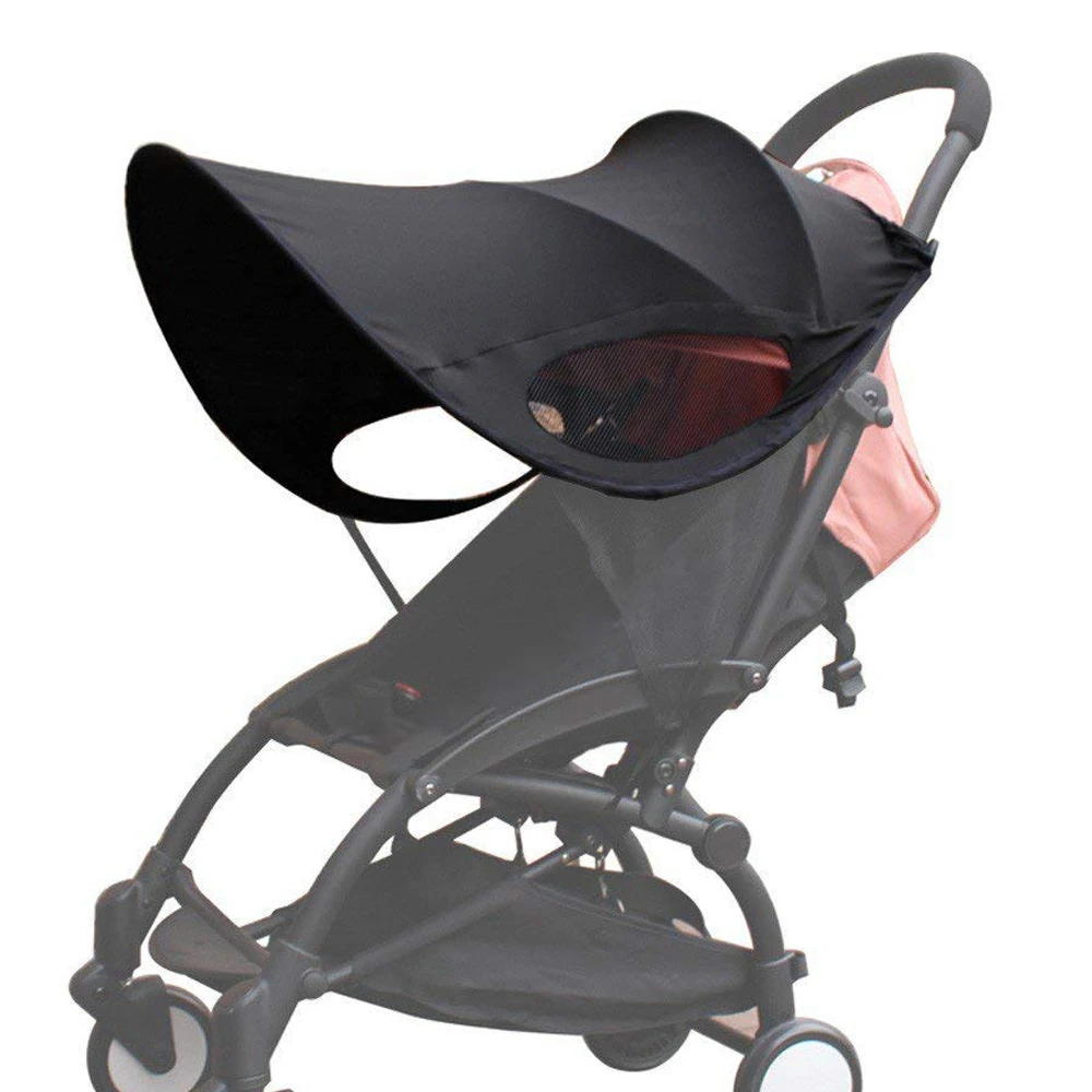 Paresoleil poussette universel étanche antiUV couverture ombre ventilation mesh bébé protection soleil extérie