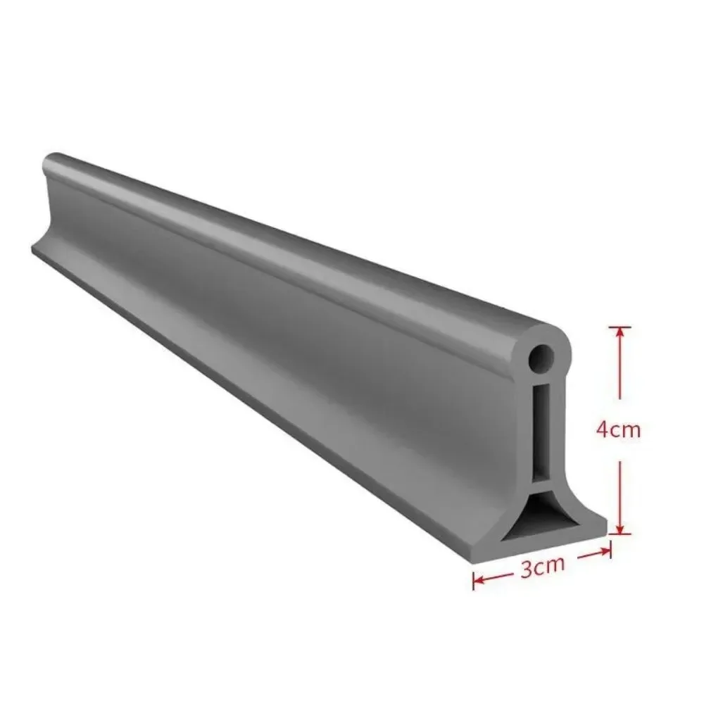 Bordure plastique profilée en gris pour protection d'angles et finition intérieure 40cm x 4cm x 3cm facile à f