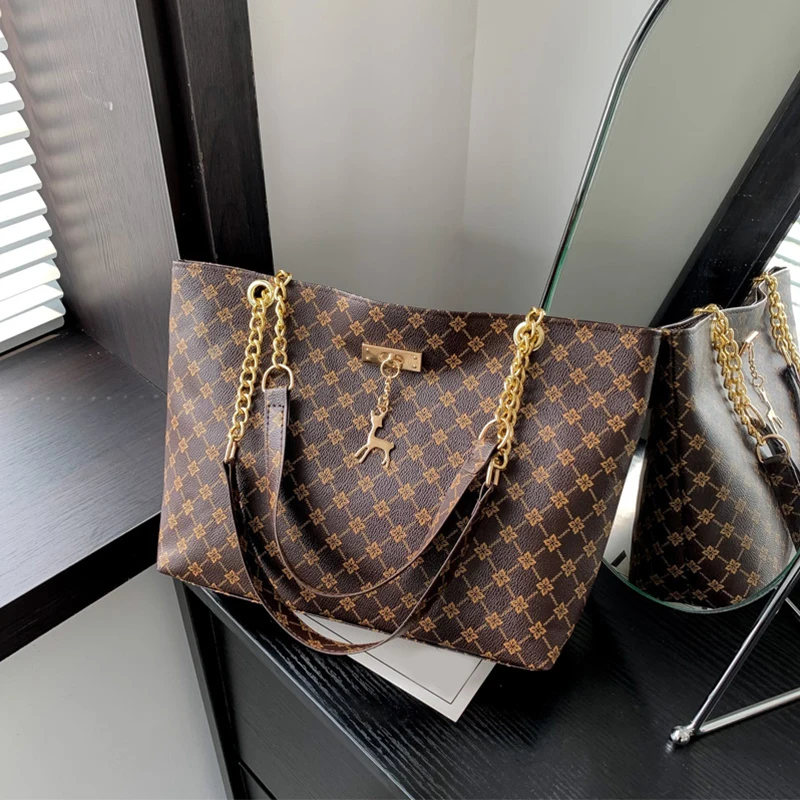 Sac à main texture cuir souple Yogodlns grande capacité fourretout femmes accessoires suspendus bandoulière co