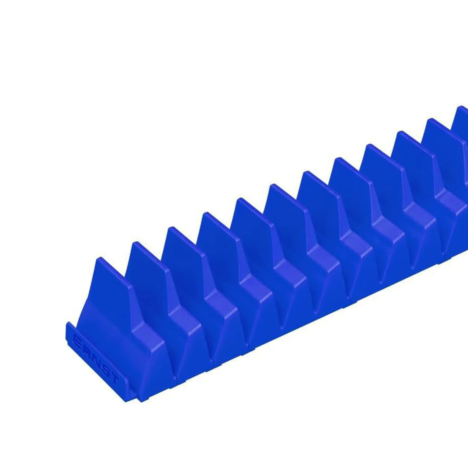 Support d'ustensiles de cuisine en plastique bleu organisation outils design moderne rangement vertical stable