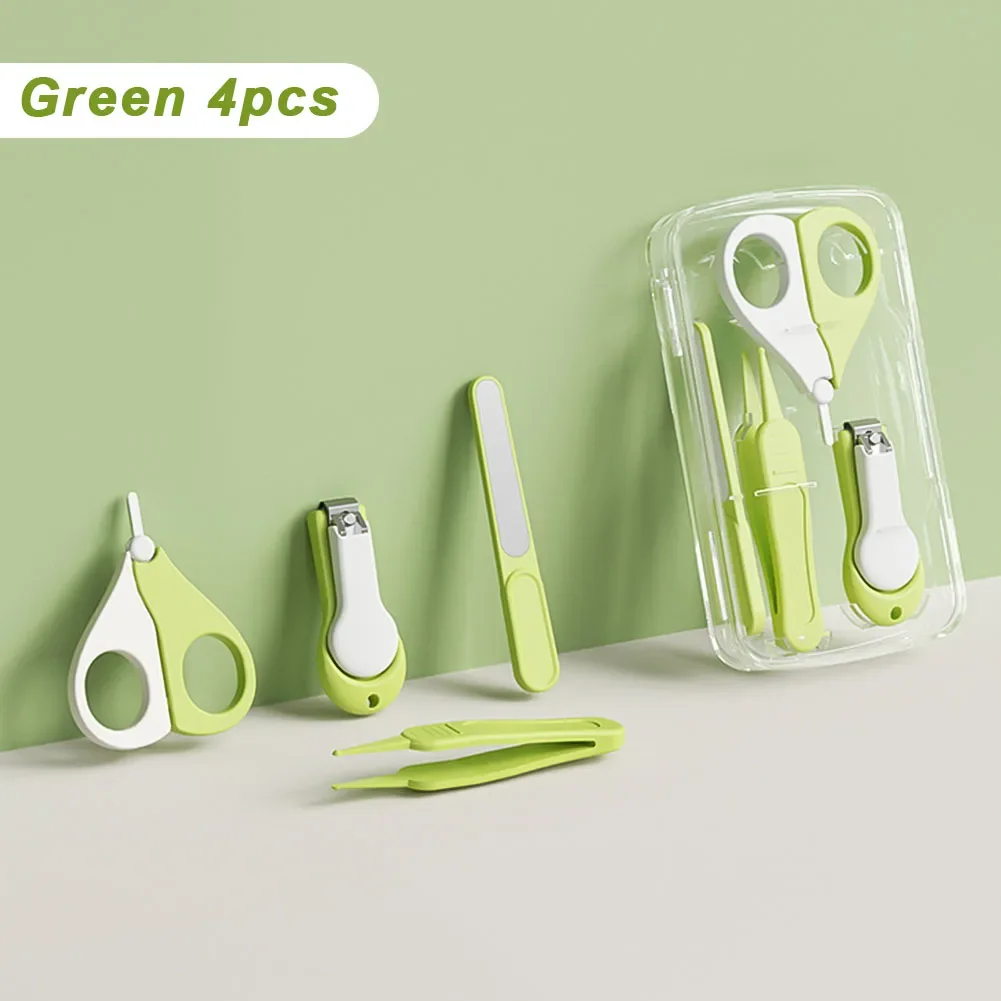 Ciseaux à ongles pour bébé kit soins ongles coupeongles portable pince à épiler lime à ongles boîte de rangeme