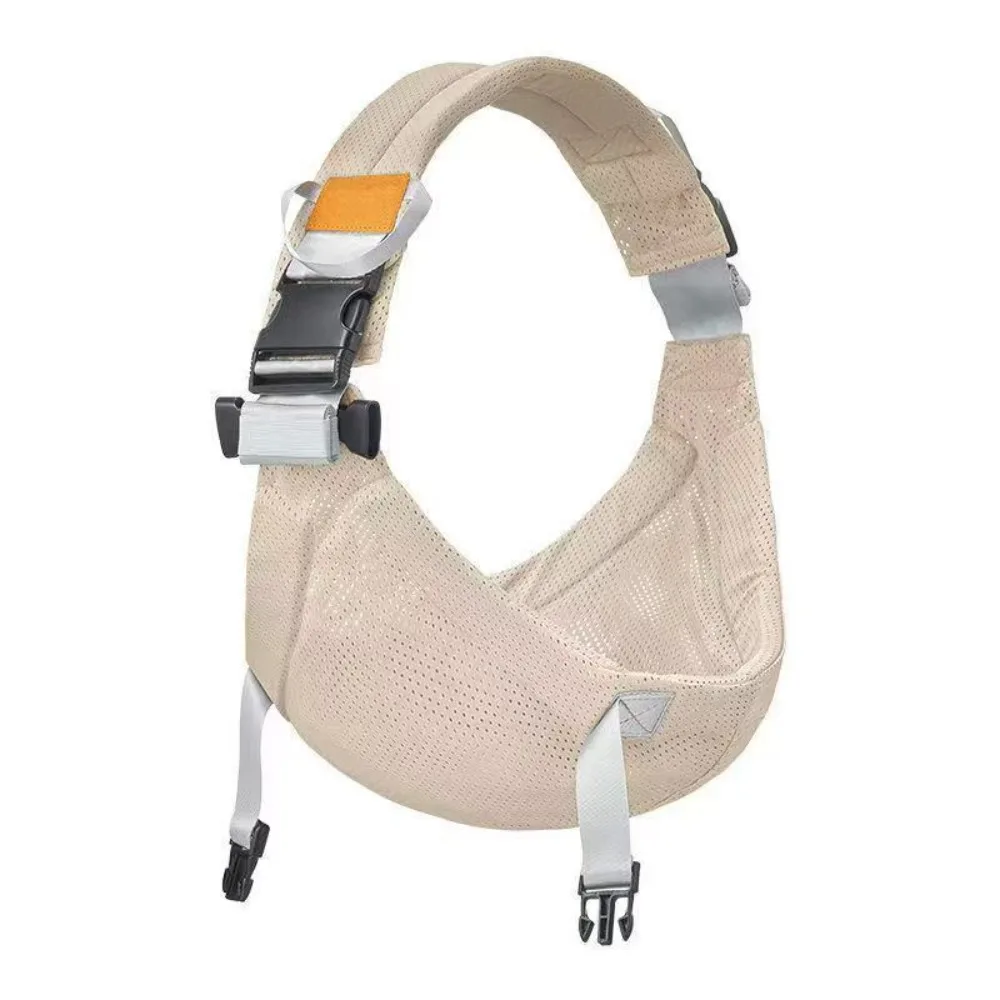 Harnais randonnée pour animaux de compagnie sécurité et confort polyester respirant beige design anatomique sa