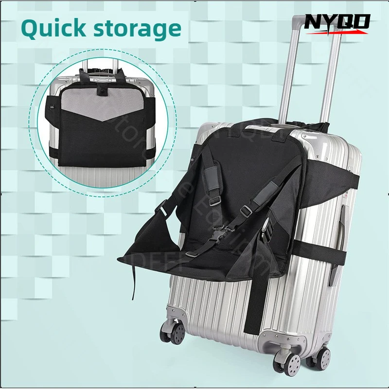Support bagagerie portable sac rangement attaché valise NYQQD robuste